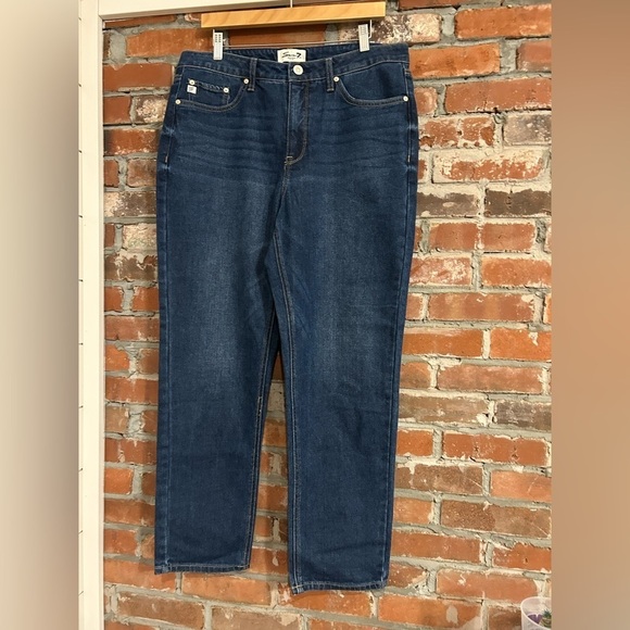 Seven7 Dark Straight Leg Jeand Size 12 - Picture 2 of 11